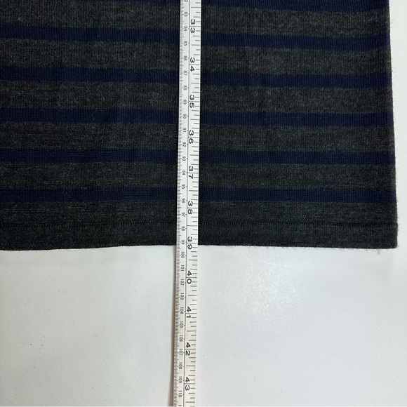 Talbots Striped Sweater Dress Women’s Small Long Sleeve Pockets Soft Wool Blend - Picture 9 of 10